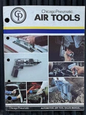 Rare Original Chicago Pneumatic Air Tools Sales Manual 55 pages