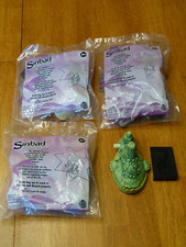 LOT 4 -Burger King BK SINBAD Legend of the Seven Seas Collectible Toys 2003