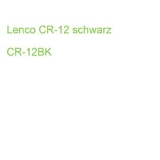 Lenco CR-12 schwarz CR-12BK (8711902041108)