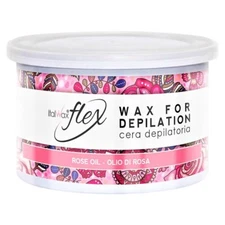 Italwax Flex Wax Rose Oil Wax Tin 400ml 13.5oz