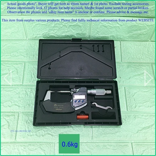 Mitutoyo CPM15-25MX, 0-25mm Digital Micrometer as photo, sn:9005, DHLtoUS.
