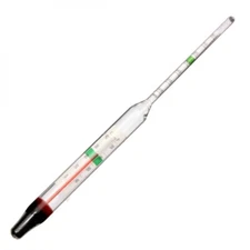 Fish Tank Aquarium Glass Float Hydrometer w/ Thermometer Salt Water Marine 20 cm