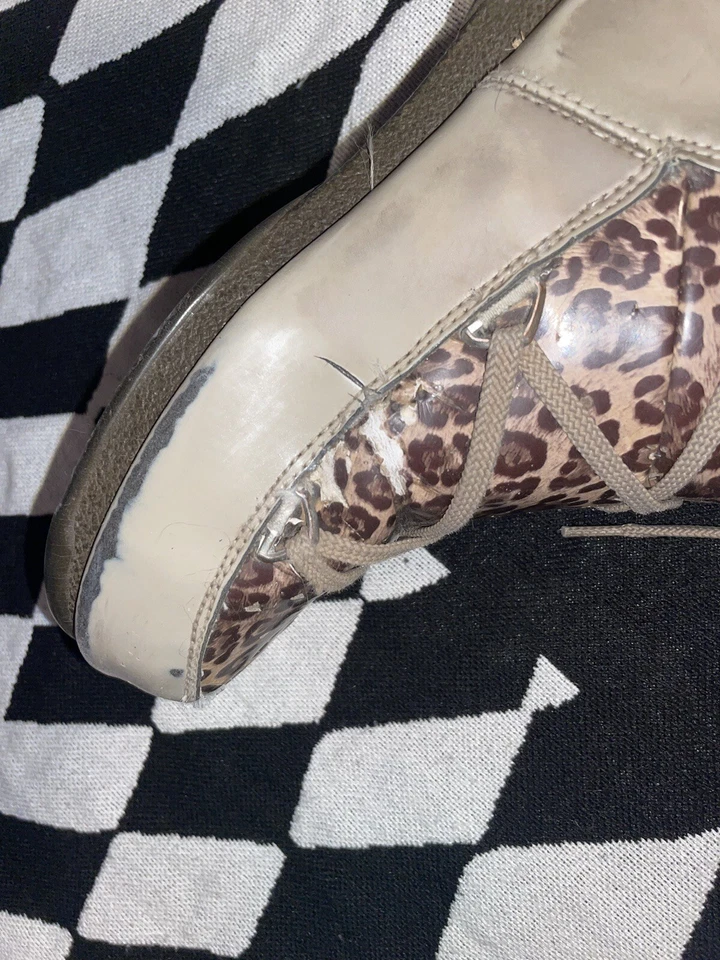 复古 MOON BOOTS CHEETAH 印花 TECHINCA 冬季 9 码  — 第 4/4 张图片