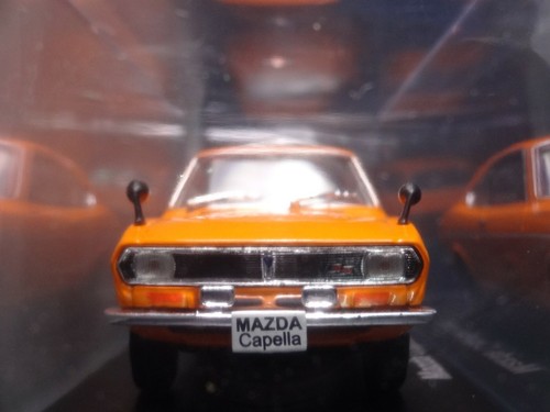 Mazda Capella 1970 Orange 1/43 Scale Box Mini Car Display Diecast vol 130 - Picture 7 of 12