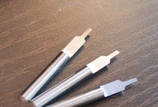 10pcs 1*3mm carbide half straight CNC router cutting bit &Phi;3.175mm SN3