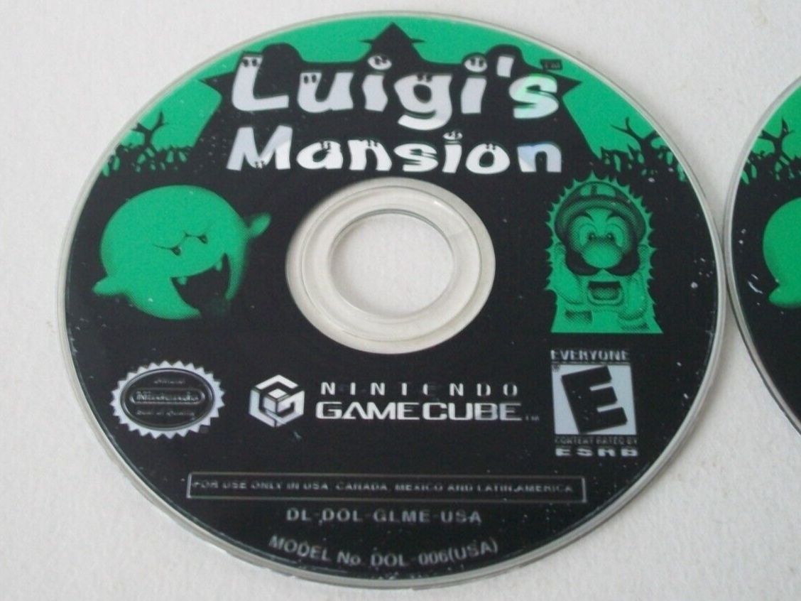 DEFECTIVE Luigi's Mansion NOT WORKING Discs Only Nintendo GameCube