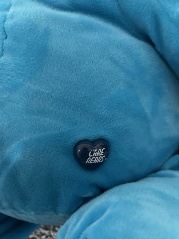 "Oso lluvioso gruñón Jumbo XL Care Bears 22"" felpa azul abrazable nuevo con etiquetas como nuevo" Foto 3 de 3