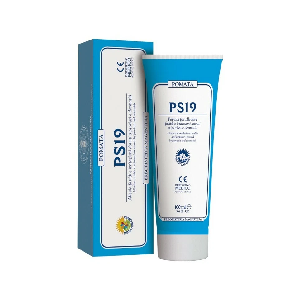 PS 19 Pomata 100 ml. Psoriasi,dermatite,desquamazione Erboristeria Magentina