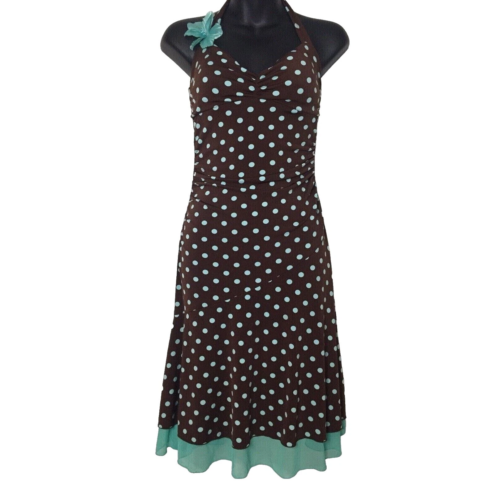 XOXO Knee Length Polka Dot Dresses for Women