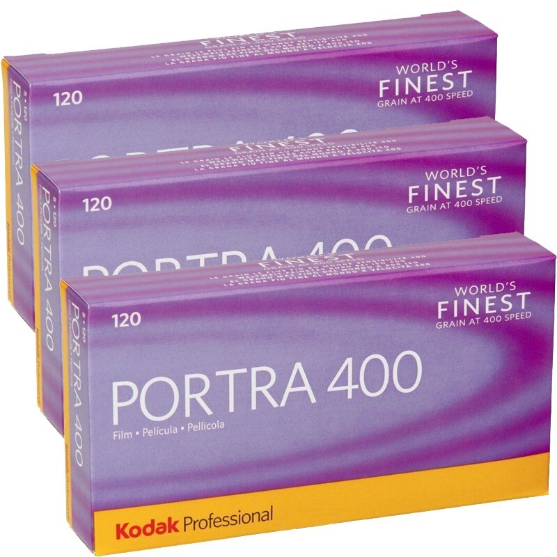 Kodak Professional Portra 400 Color Negative 120 Film (5 Pack