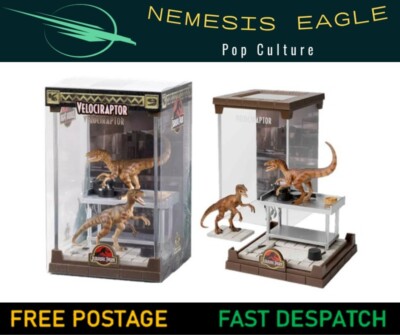 JURASSIC PARK CREATURE VELOCIRAPTORS DINOSAURIER DIORAMA BRANDNEU IM KARTON