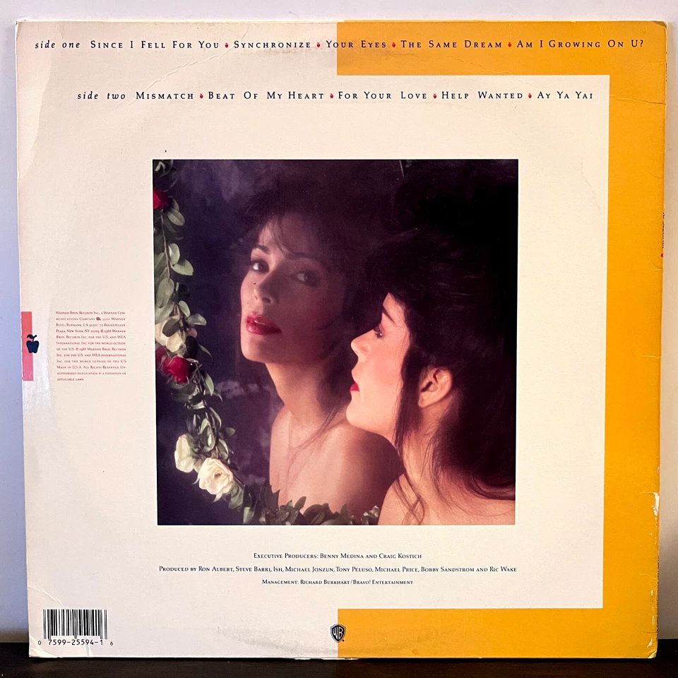 APOLLONIA - Self Titled (1988 Promo) - 12" Vinyl Record LP - VG+ - Image 2 of 3
