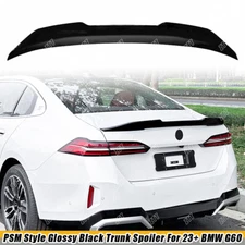 For 2023-2025 BMW 530i 540i i5 G60 Gloss Black PSM Style Duckbill Trunk Spoiler