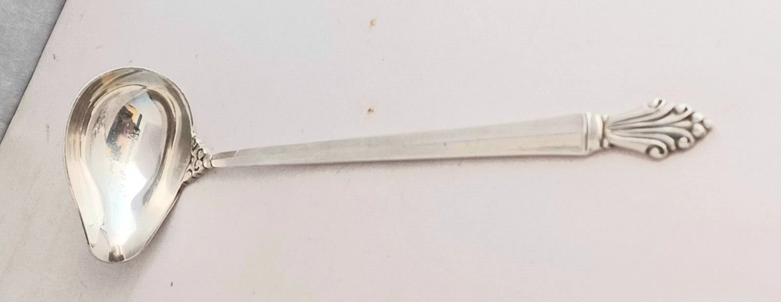 Acanthus by Georg Jensen Sterling Cream Sauce Ladle - 6 1/4"