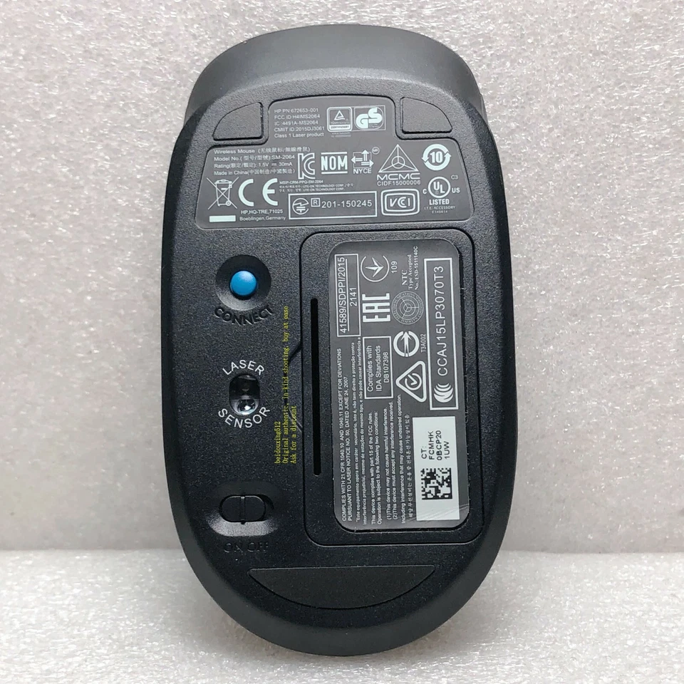 New original HP SM-2064 1.5V = 30mA all-in-one wireless mouse with receiver - Image 2 of 4