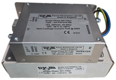 RASMI ELECTRONICS AX-FIM1014-RE Einphasen RFI-Filter Inverter