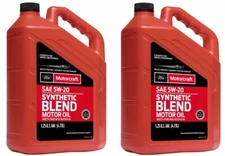 10 Quarts Engine Motor Oil MOTORCRAFT Premium Synthetic Blend XO5W205Q3SP 5W-20