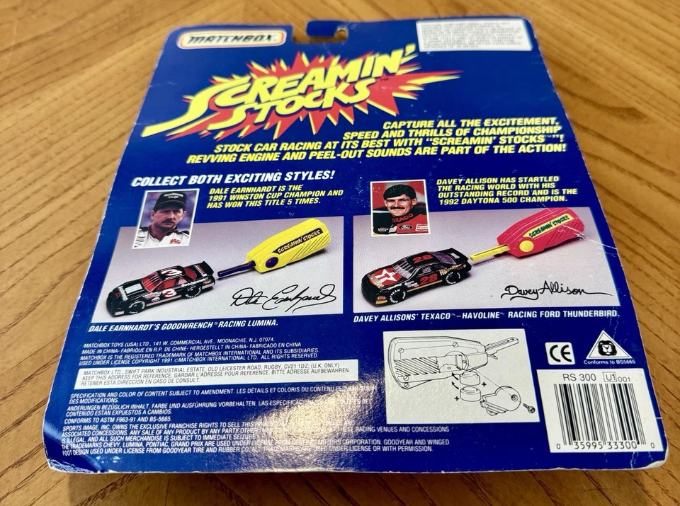 Matchbox Screamin’ Stocks #3 Dale Earnhardt Goodwrench Racing Lumina - Image 2 of 3
