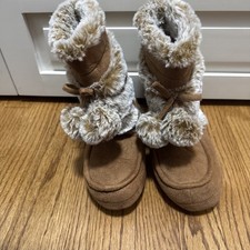 Faux Fur Winter Ankle Boots Furry Size Small