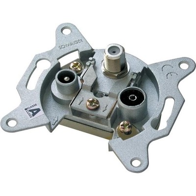 Schwaiger Multimedia Durchgangsdose 8dB Breitbanddose