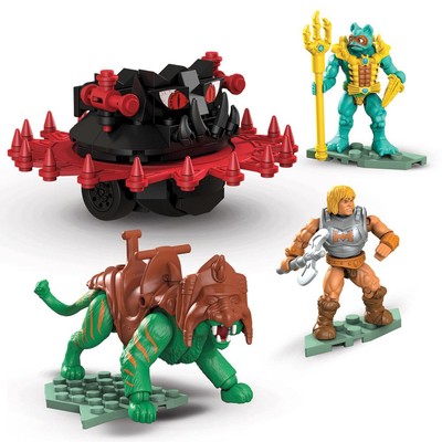 Masters Of The Universe Mega Construx Probuilders Bauset Battle Cat Vs. Roton Ma
