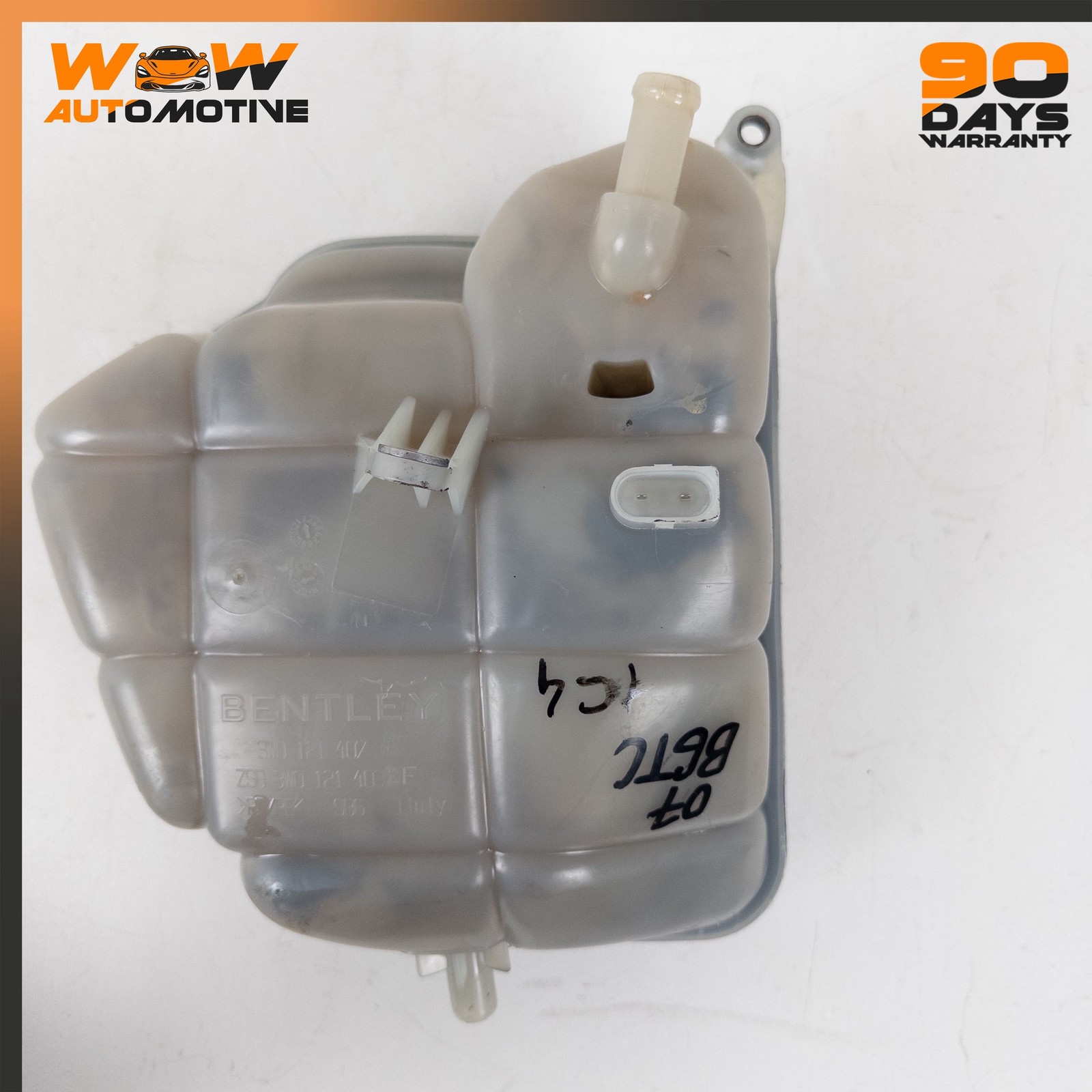 04-13 BENTLEY CONTINENTAL GTC GT COOLANT RESERVOIR OVERFLOW EXPANSION TANK OEM