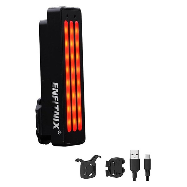 Bicycle Rear Light Auto ON Off Brake Light Waterproof LED Taillight For Cycling-image