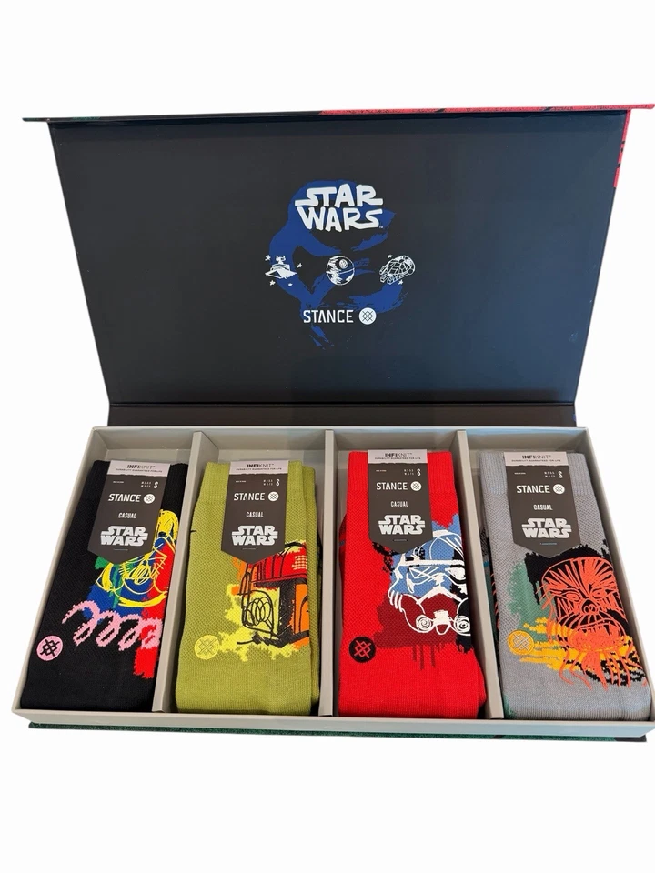 STANCE x STAR WARS SW Juego de Caja Pulida Calcetines Pequeños = Hombres 3-5.5 y Mujeres 5-7.5 Foto 2 de 4
