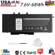 GJKNX 7.6V Battery For Dell Latitude E5480 E5580 E5490 E5491 E5590 E5591 93FTF