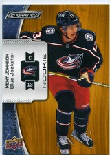 2023-24 UD Engrained '22-23 Kent Johnson Rookie /299 #169 Columbus Blue Jackets
