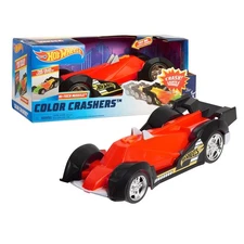 Color Crashers Hi-Tech Missile, Motorized Toy Car with Lights & Sounds, Red, Toy