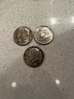3 Kennedy Half Dollar 1967 Coins From Estate