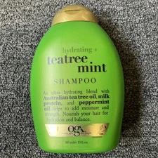 OGX Hydrating + Teatree Mint Shampoo 13 fl. oz. NEW