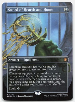 Sword of Hearth and Home (Borderless) 136 TMC Magic: The Gathering P Foil NM