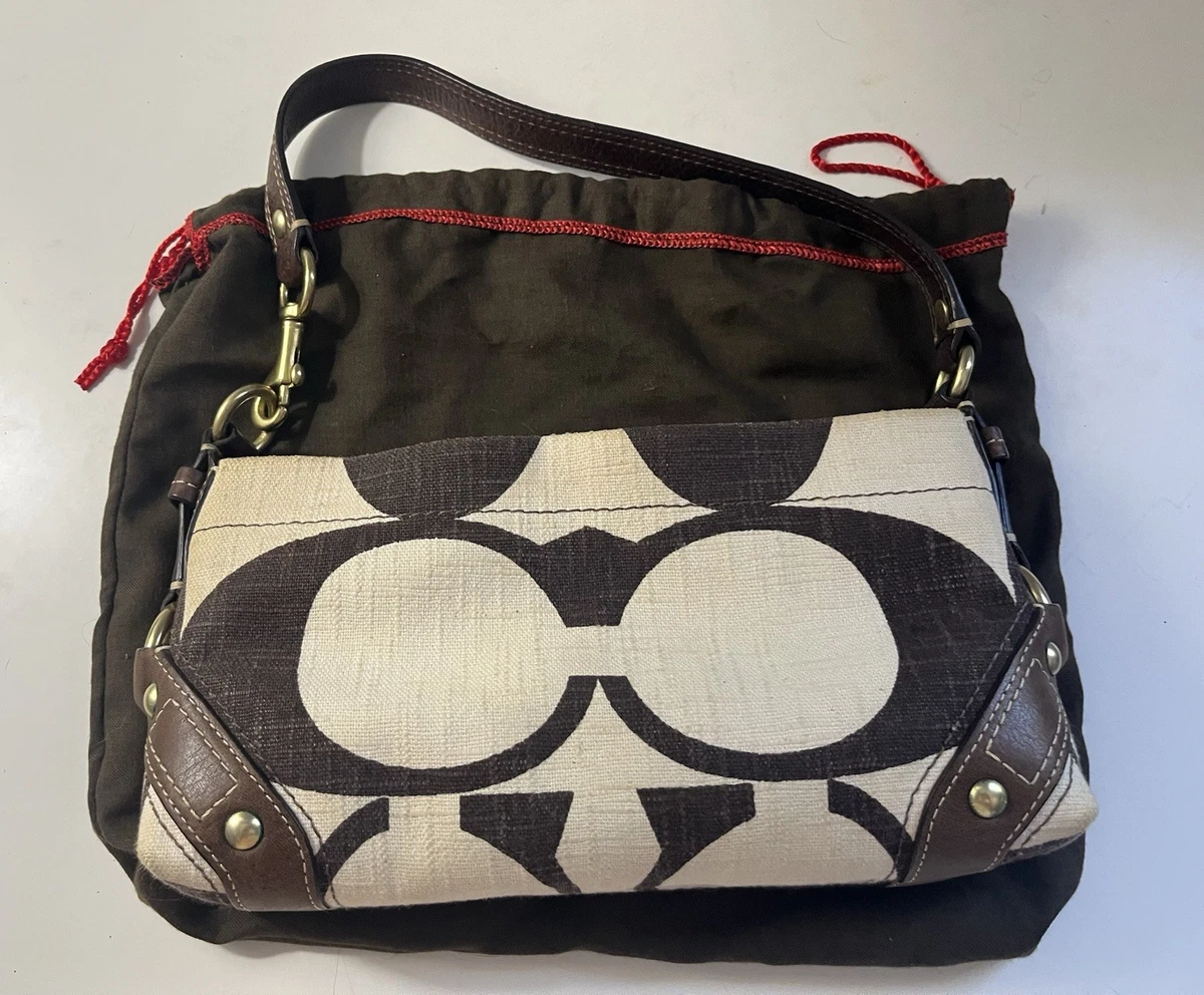 Coach Cotton Exterior Baguette Bags & Handbags for Women for sale 