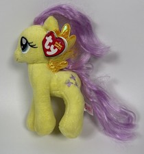 Ty Beanie Babies Fluttershy My Little Pony Yellow Pony 7.5" 20cm NEW MWMT Rare