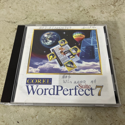 Corel WordPerfect Word Perfect 7 Suite PC / Windows 95 CD-ROM #2