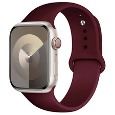For Apple Watch Silicone Strap Band Series 11 10 9 8 7 6 5 4 SE 38 40 42 44 45mm