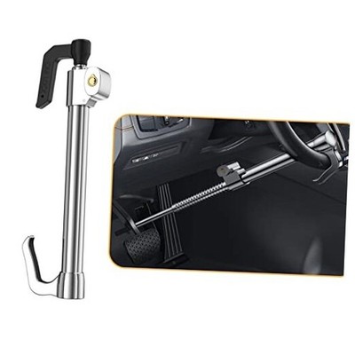 Universal Steering Wheel Lock Brake Lock Vehicle Anti-Theft Device Adjustable 
