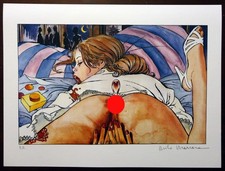 Milo Manara - "Diamond" Original and full signed - P.A. Artist Proof