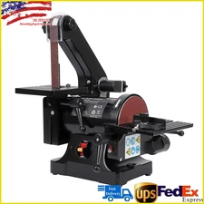 1''x30'' Belt Sander Professional Powerful Bench Belt Sander w/ 5'' Disc Sander