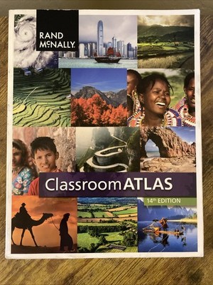 Rand McNally Classroom Atlas 14th Edition 2025, LIKE NEW