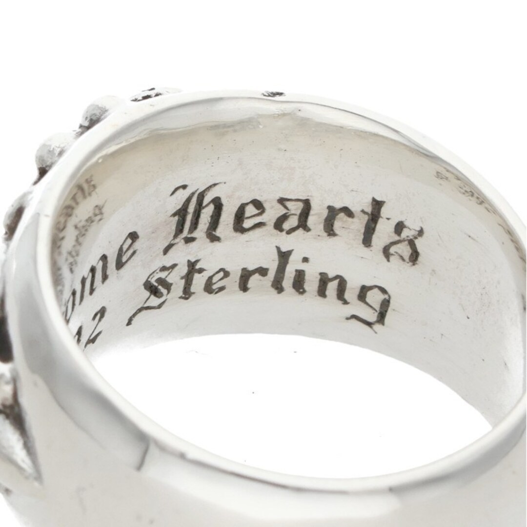 Chrome Hearts FLRL CRS Floral Cross Silver Ring Men's Size 18.5 Used 452028cf393 thumbnail 5