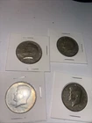 LOT OF FOUR KENNEDY HALF DOLLARS 40% SILVER  1967