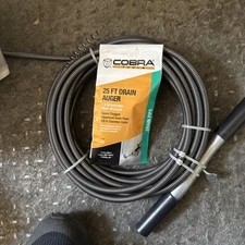 Cobra Products 20250 Drain Auger, 3/8-Inch-by-25-Foot