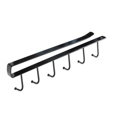 Black Cabinet Hook Iron Painting Rust Resistant Thickened Design Kitchen Cab NEW