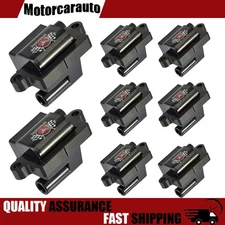 8 High Performance Square Ignition Coils UF271 For Chevy GMC 4.8L 5.3L 6.0L 8.1L
