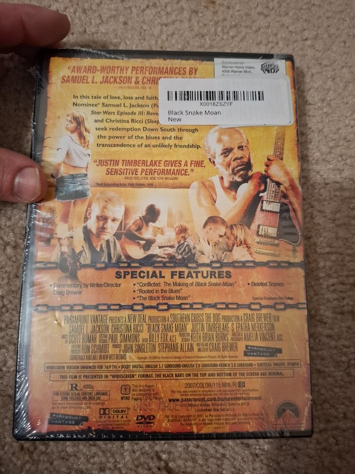 Serpent Text Black Snake Moan (DVD, 2007, Widescreen) 97363461944| eBay