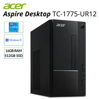 Acer Aspire Desktop PC Intel i5 16GB RAM 512GB SSD Windows 11 Refurbished