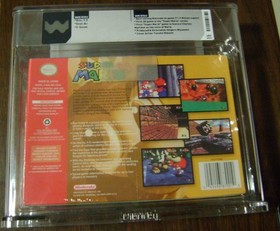 Super Mario 64 GRADED WATA 7.5 B+ Sealed New Nintendo 64 N64 HOLLY GRAIL